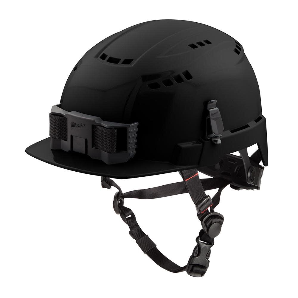 Milwaukee Black Front Brim Vented Helmet with BOLT Class C 48-73-1330 from Milwaukee