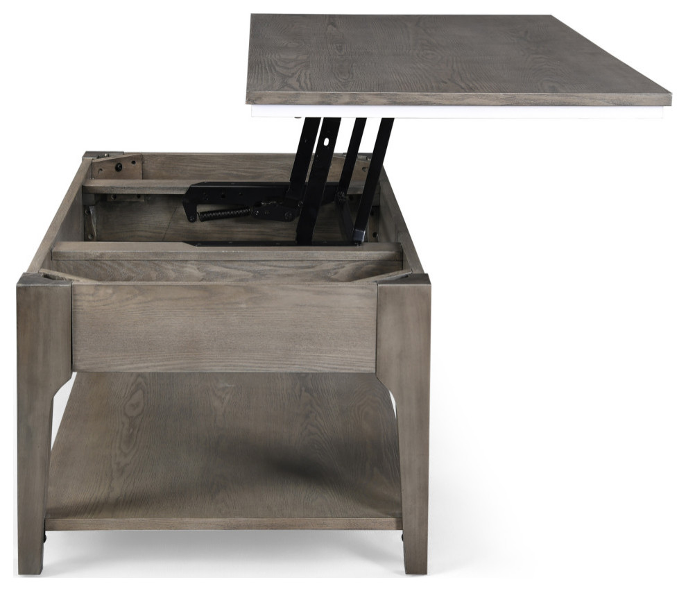 Maddox Transitional Lift Top Coffee Table   Transitional   Coffee Tables   by GDFStudio  Houzz