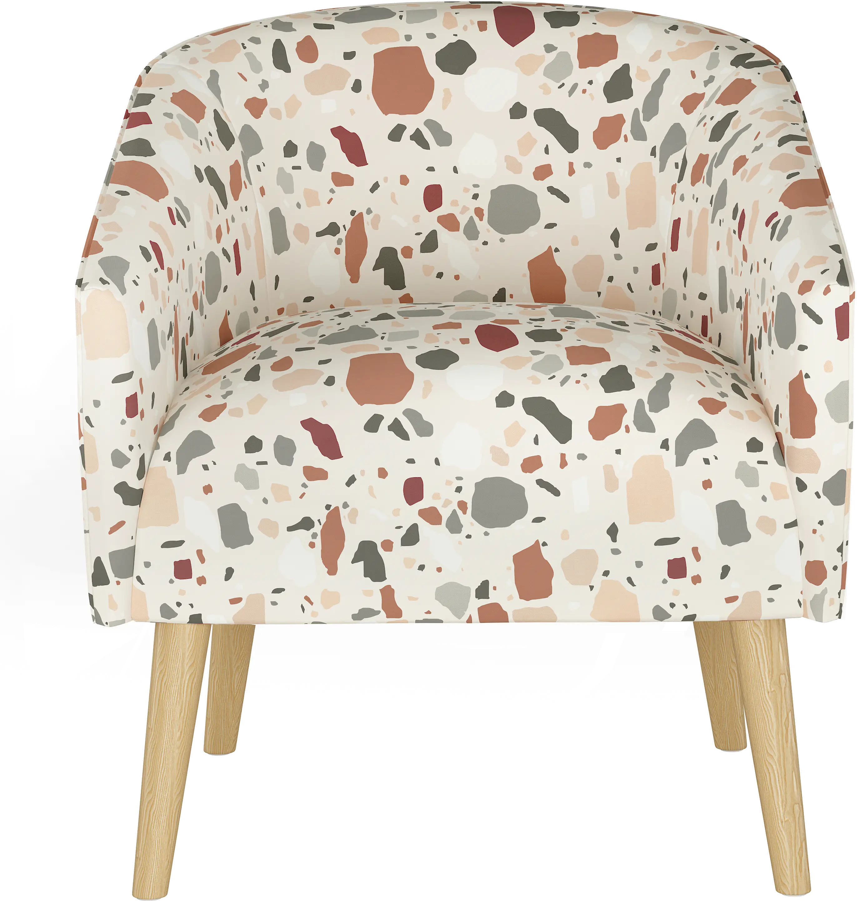 Deco Terrazzo Rust Accent Chair - Skyline Furniture