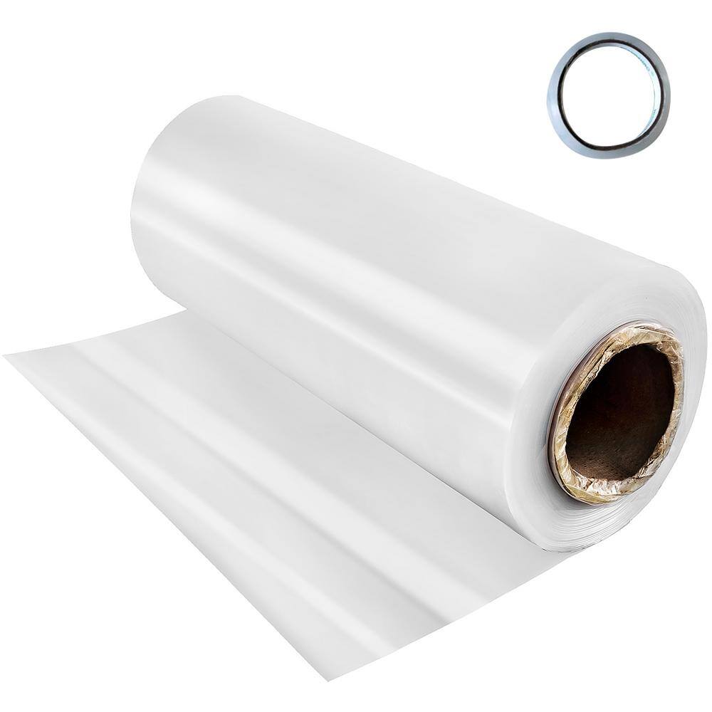 VEVOR Greenhouse Polyethylene Film 32 ft. x 25 ft. 6 Mil Superior Toughness Plastic Sheeting for Landscaping Projects PEWSM3225FT000001V0