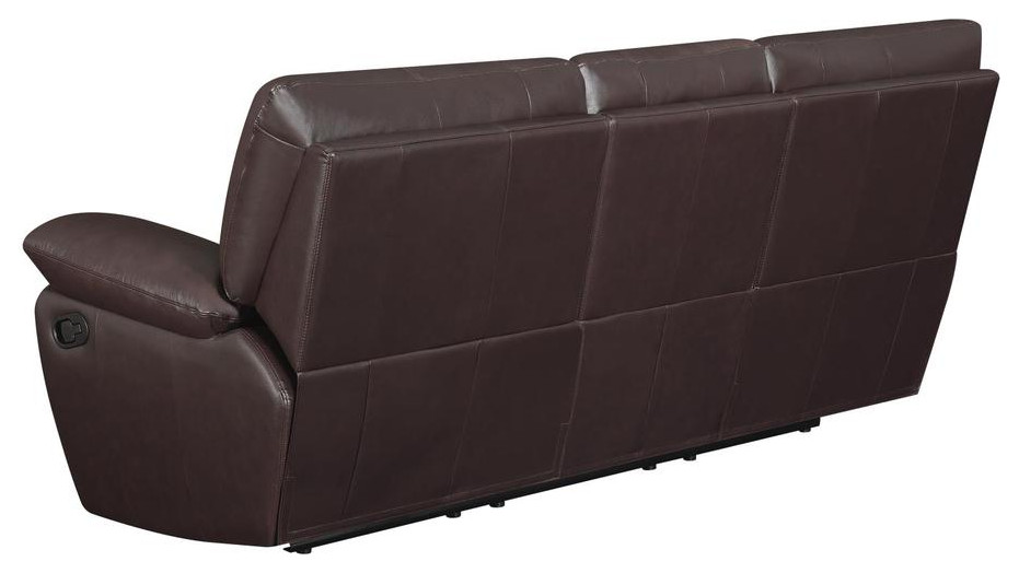 Clifford Pillow Top Arm Motion Sofa Chocolate   Contemporary   Sofas   by BisonOffice  Houzz