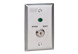 SDC 728L3 Key Switch  2 Keys  Single Gang  Reset/ ...