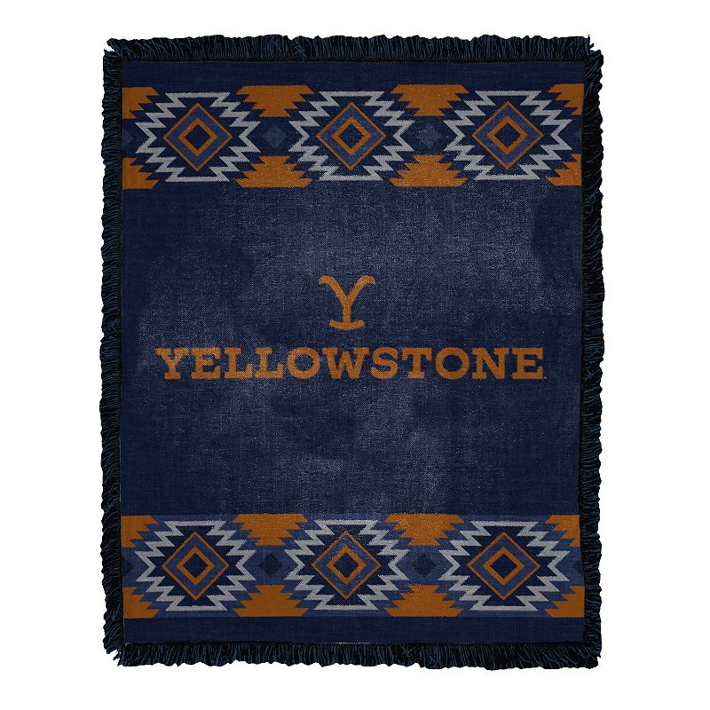 Yellowstone Hamilton Stripe Jacquard Throw Blanket