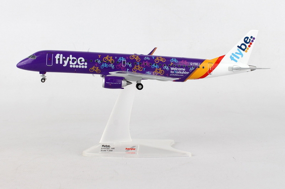 Herpa HE558297 Flybe Erj195 1/200 Welcome To Yorks...