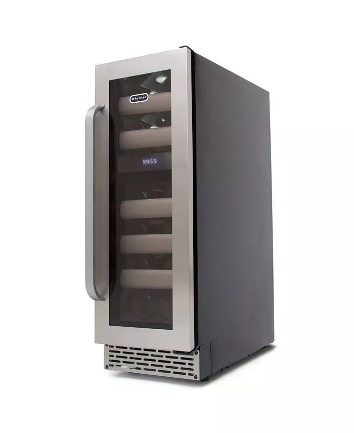 Whynter Elite 17 Bottle Stainless Steel Dual Zone Built-in Wine Refrigerator