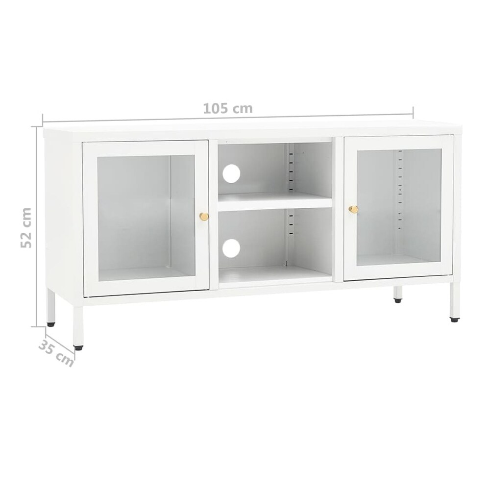 vidaXL TV Cabinet White 41.3\