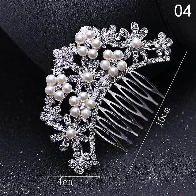 Wedding hair combs charm pearls bridal hair accessories