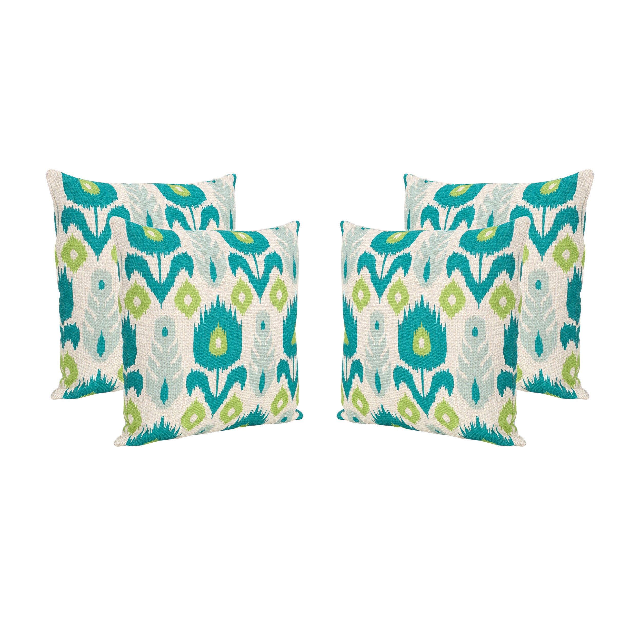 Diego Outdoor 18-inch Water Resistant Square Pillows (Set of 2)