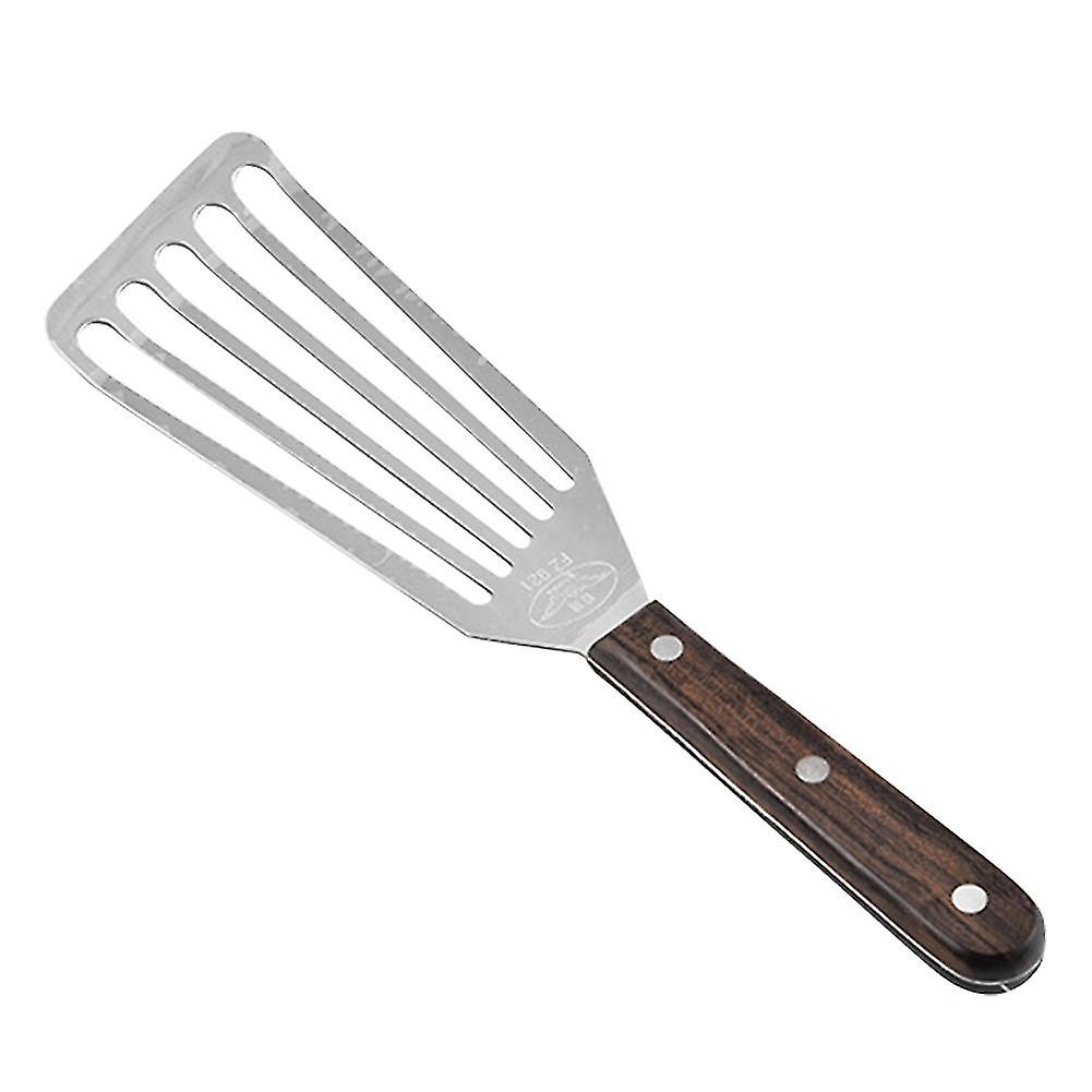 Slotted Turner Flexible Kitchen Flipper Stainless Steel Fish Spatula Shovel