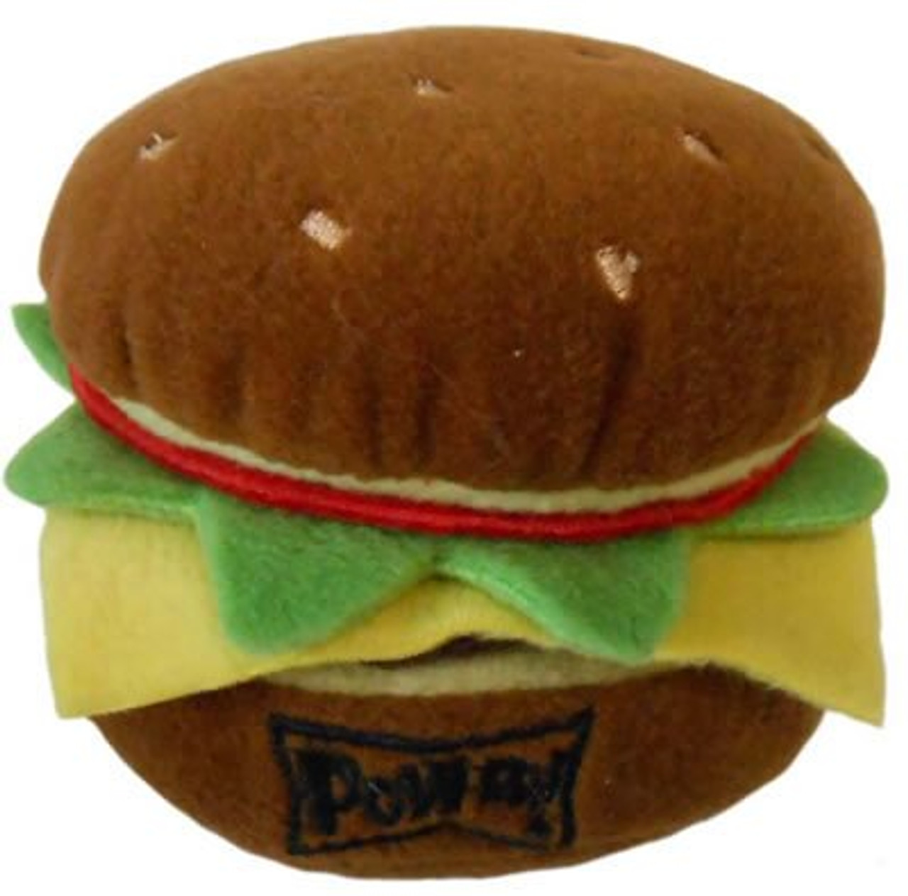 Lulubelles Power Plush Dog Toy Large Hamburger