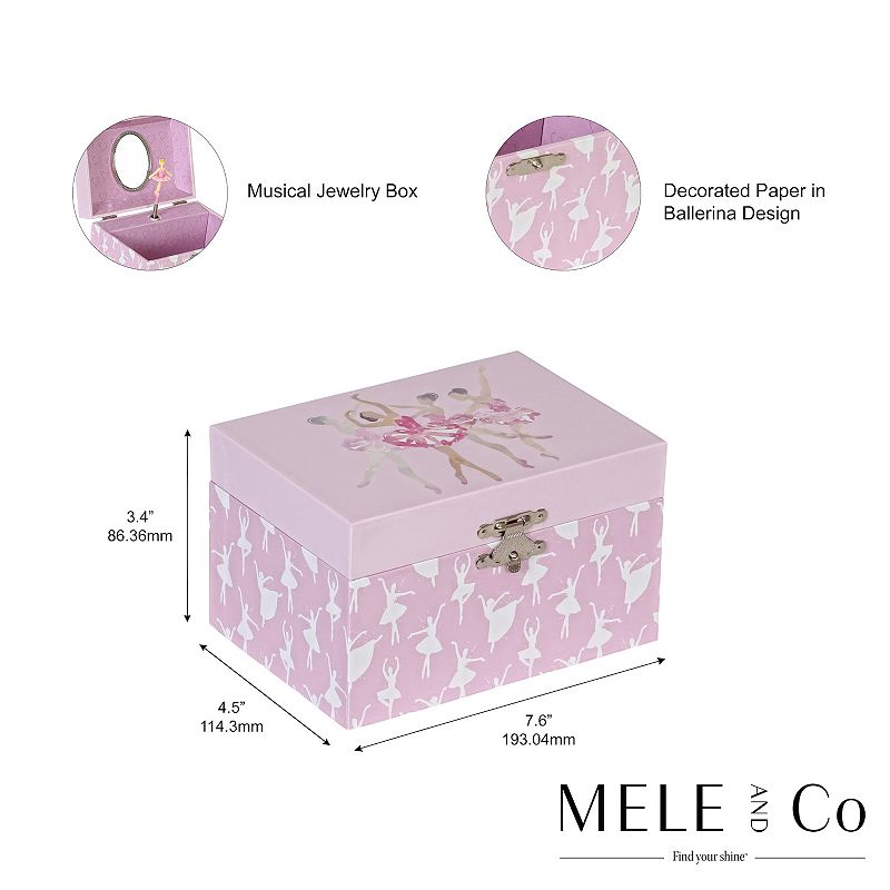 Mele and Co. Lilia Musical Jewelry Box