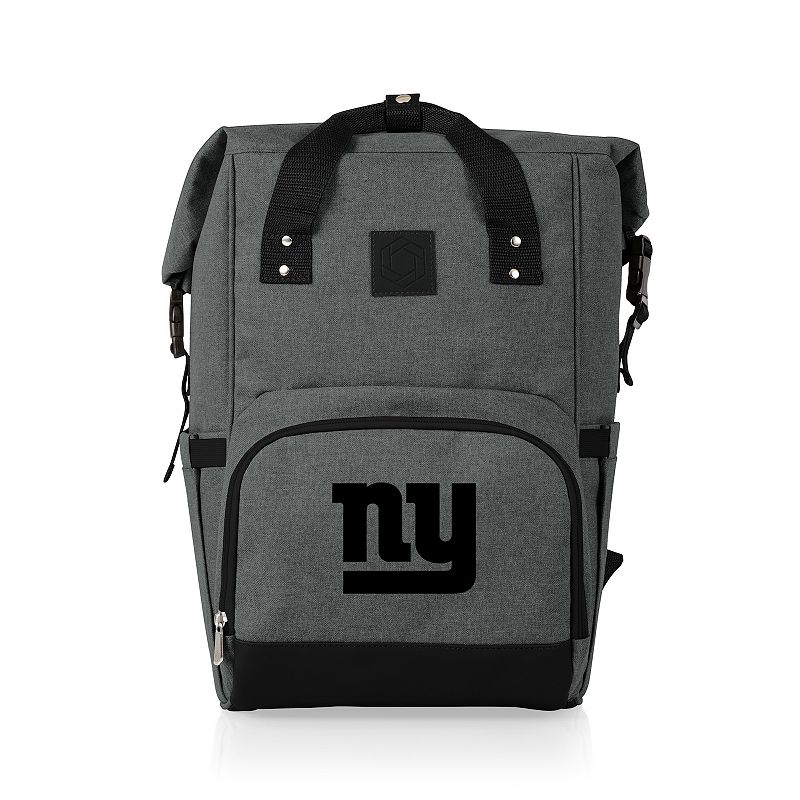 Picnic Time New York Giants On The Go Roll-Top Cooler Backpack