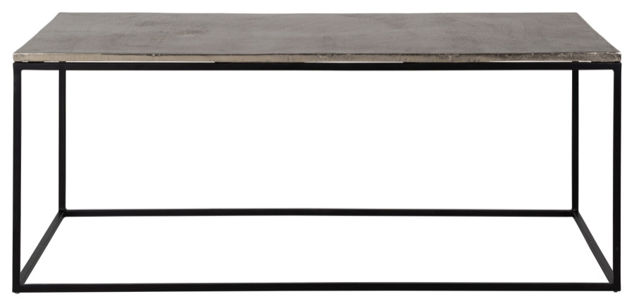 Rectangular Aluminum Coffee Table  OROA Lanson   Industrial   Coffee Tables   by Oroa   Distinctive Furniture  Houzz