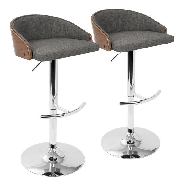 Carson Carrington Sauda Adjustable Bar Stool (Set of 2)