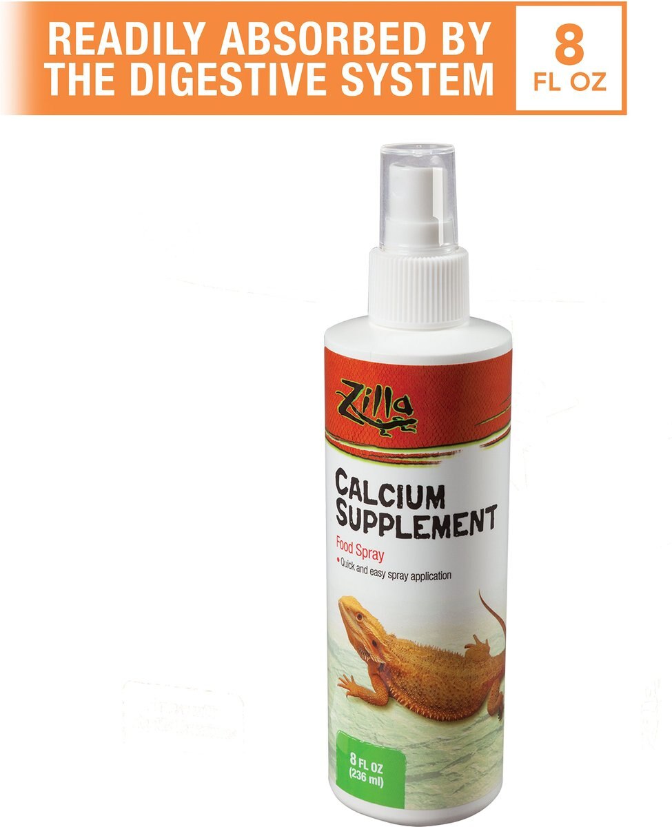 Zilla Food Spray Calcium Reptile Supplement