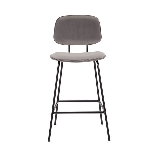 Porthos Home Ekta Velvet Counter Height Stools (Set of 2)