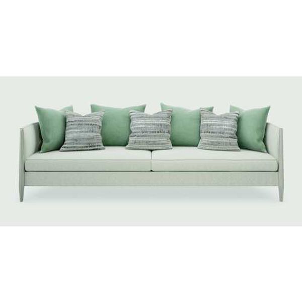 Caracole Upholstery Silver Shadow Piping Hot Sofa