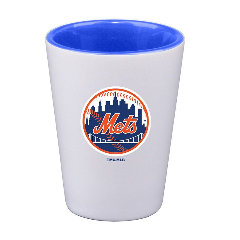 New York Mets 2oz. Inner Color Ceramic Cup