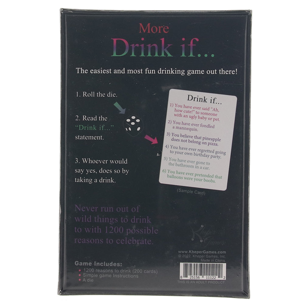 More Drink If... Drinking Game