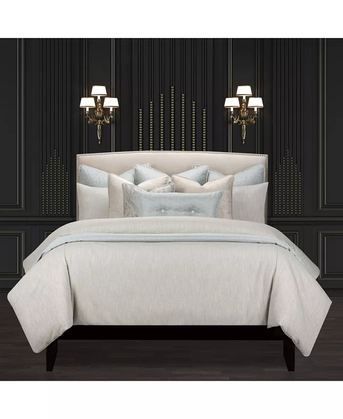 F. Scott Fitzgerald F Scott Fitzgerald Lumiere Smoke Luxury Bedding Set