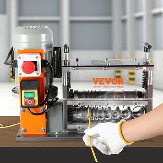 VEVOR Automatic Wire Stripping Machine 0.06in. to 1.26in. Electric Cable Stripper Peeler 750W 10 Channels for Copper Recycling B750W101538MMFDI9V1