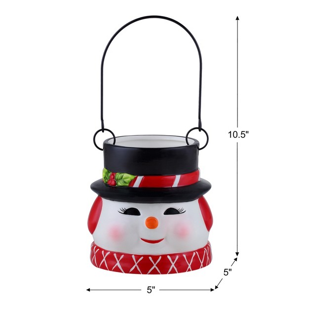 Nostalgic Ceramic Container Snowman