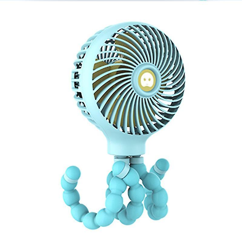 Usb Small Fan 2023 Octopus Deformation Three-gear Large Wind Fan Charging Mini Handheld Small Fan