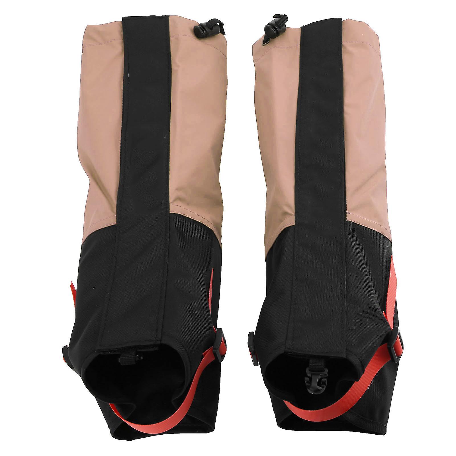 Children Desert Sandproof Shoe Cover Legging Gaiters Boots Cover For Hiking Riding(flesh Pink )