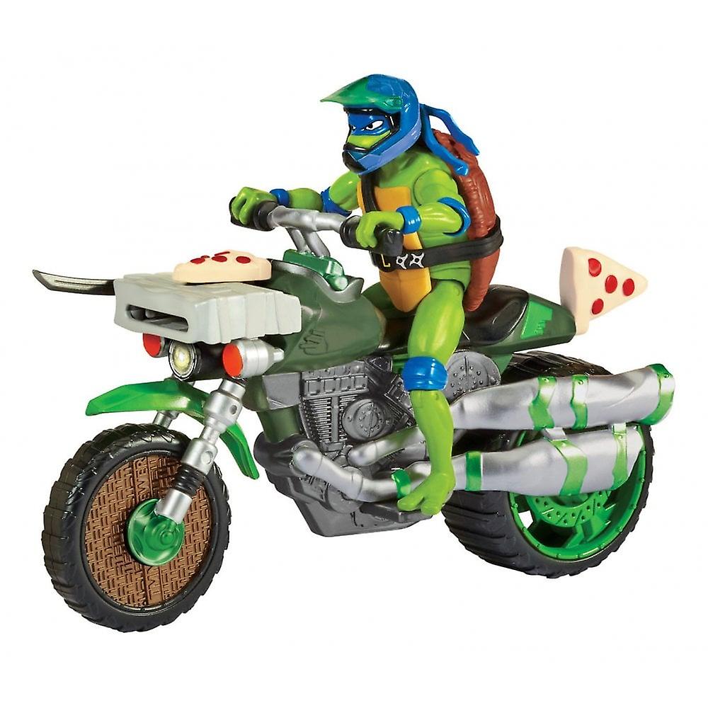 Teenage Mutant Ninja Turtles Ninja Kick Cycle With Leonardo Figure and Vehicle Set