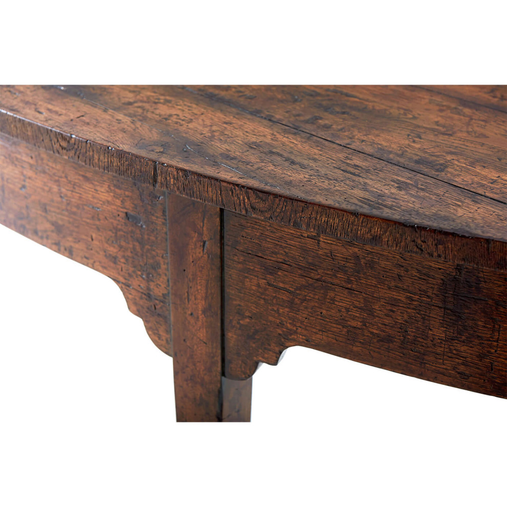 Georgian Bowfront Console Table   Traditional   Console Tables   by English Georgian America  Houzz