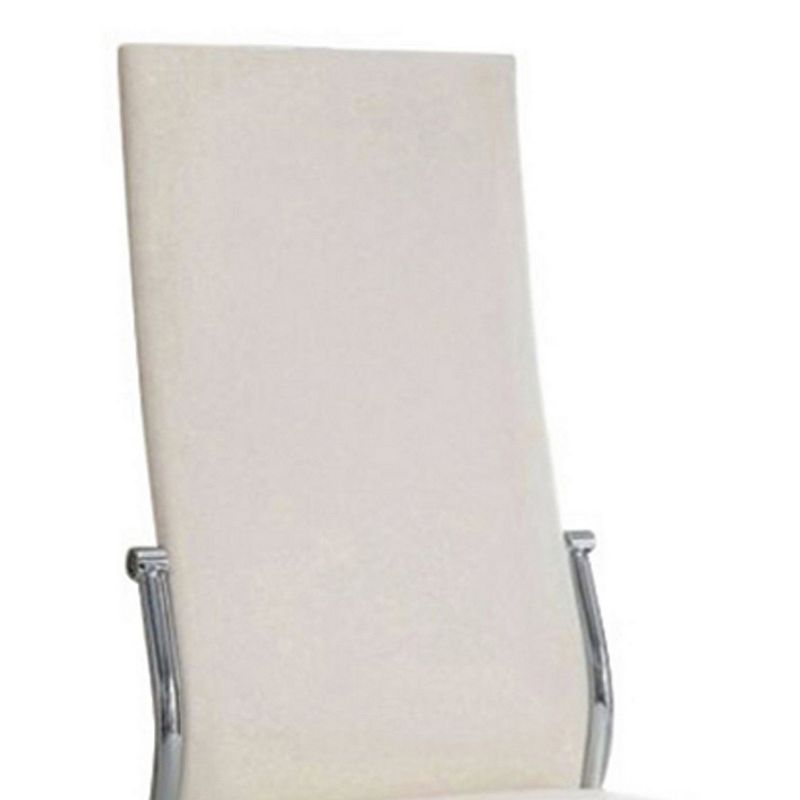 Kalawao Contemporary Side Chair， White Finish， Set of 2