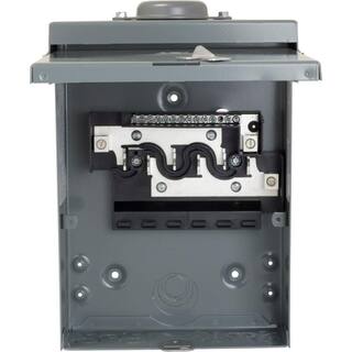 Square D Homeline 100 Amp 6-Space 12-Circuit Outdoor Main Lug Load Center(HOM612L100RBCP) HOM612L100RBCP