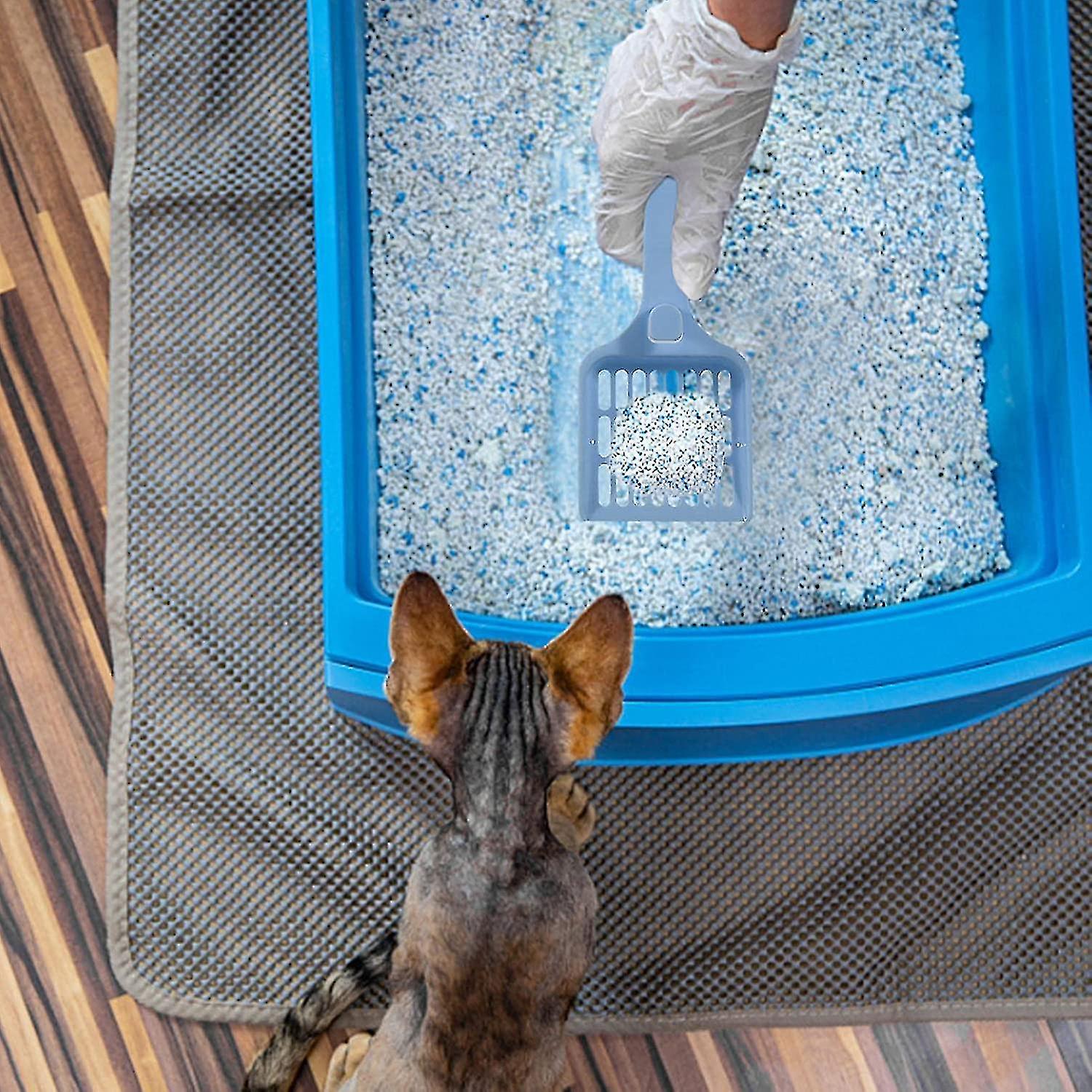 2 Pcs Cat Litter Shovel Plastic For Cat Sand Toilet Cleaning