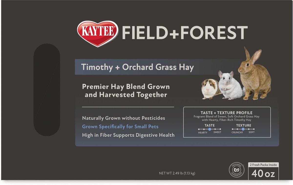 Field+Forest by Kaytee Timothy and Orchard Grass Small Pet Hay