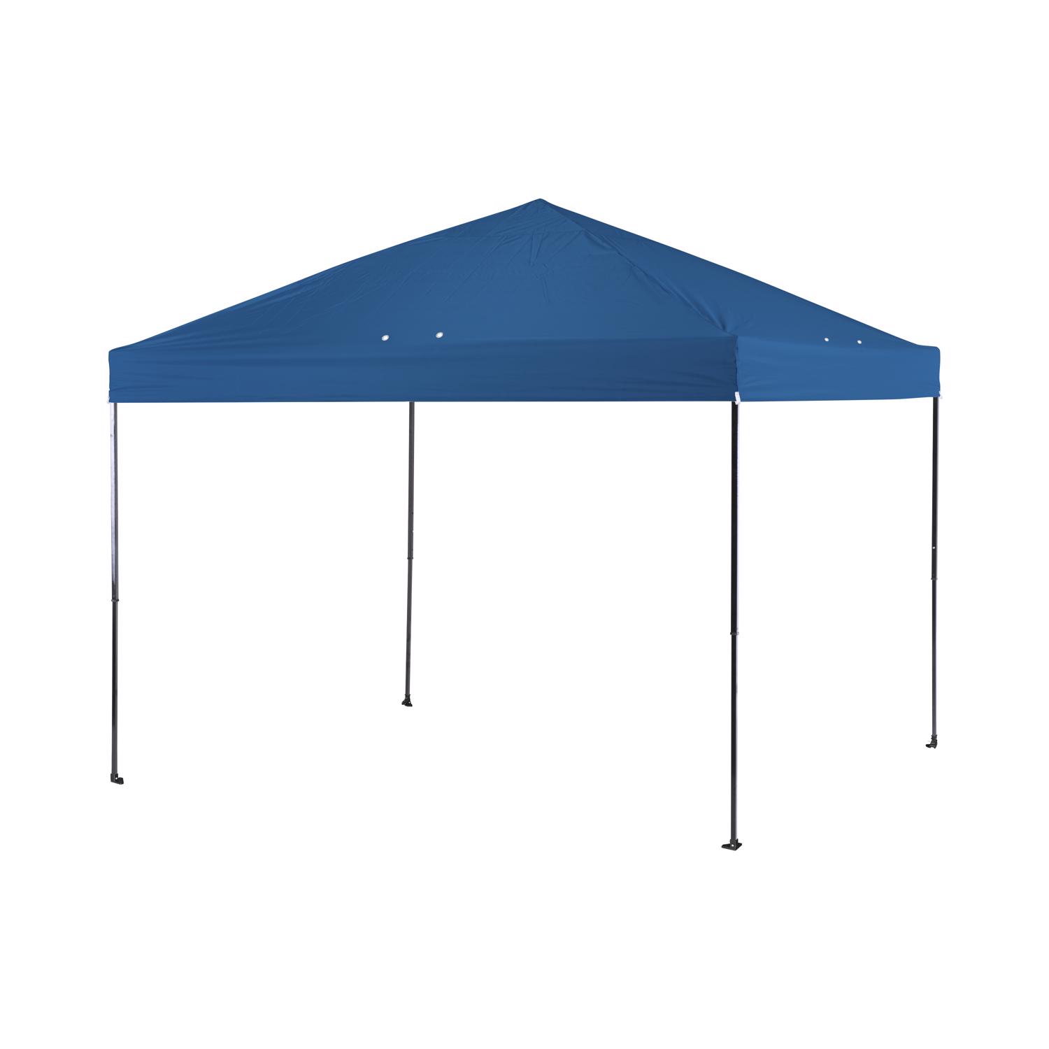 Crown Shades One Touch Polyester Canopy 9.25 ft. H X 10 ft. W X 10 ft. L