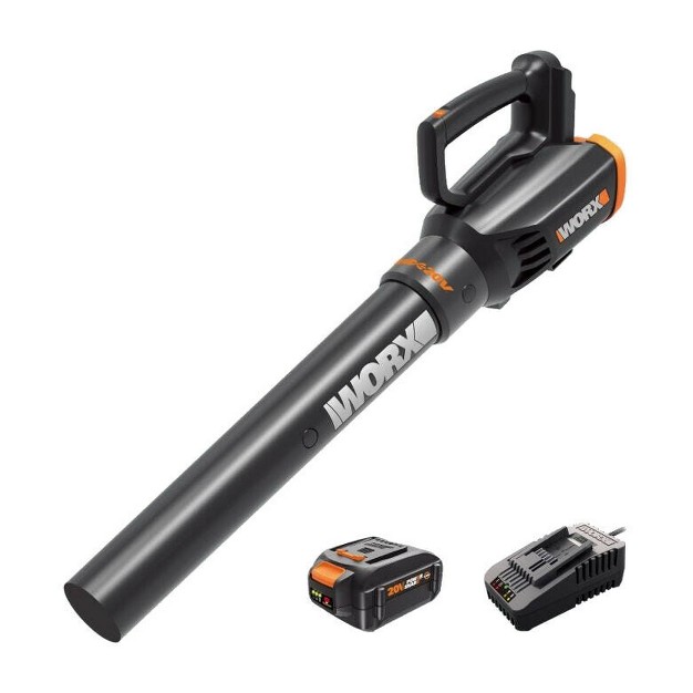 Worx Wg547 2 20v Power Share Turbine 4 0ah Cordless Two speed Leaf Blower