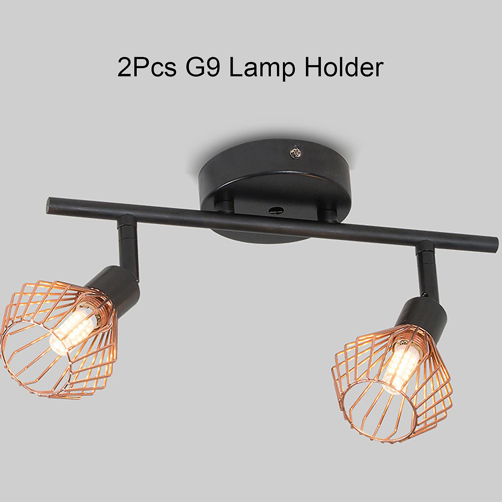 Spot Light 10w Iron Hollow-out With 2pcs G9 Lamp Holder Ceiling Decoration Dining Room Bedroom Ceiling Light No.299256