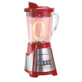 Hamilton Beach 40 oz. 3-Speed Red Countertop Blender and Chopper 58144