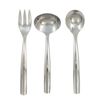 Ginkgo Charlie 3-Piece Stainless Steel Hostess Set 70030