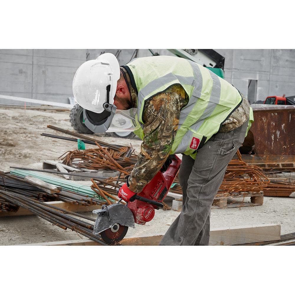 Milwaukee Green Full Brim Hard Hat with 6pt Ratcheting Suspension Type 1 Class E 48-73-1127 from Milwaukee