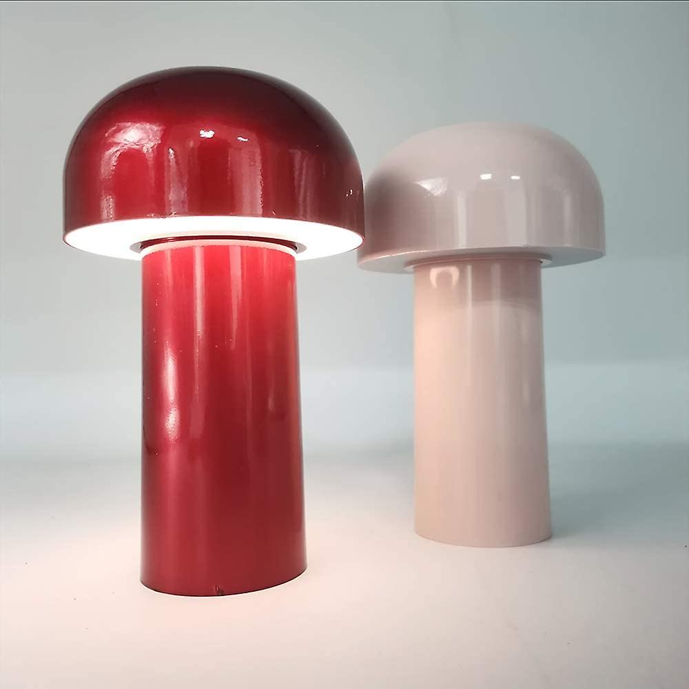 3w Mushroom Led Table Lamp(red)