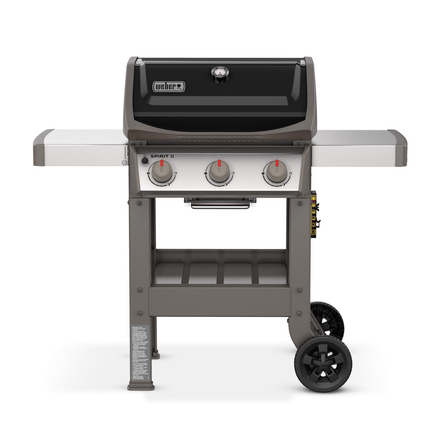 Weber Spirit II E-310 3 Burner Liquid Propane Grill Black