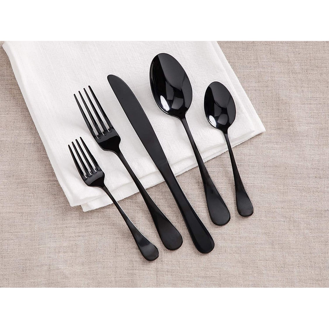 20 Piece Silverware Flatware Set Stainless Steel Utensils Cutlery Set - Service for 4 - Dishwasher Safe