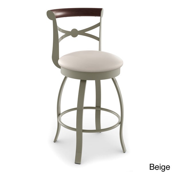 Amisco Bourbon Swivel Metal Bar Stool