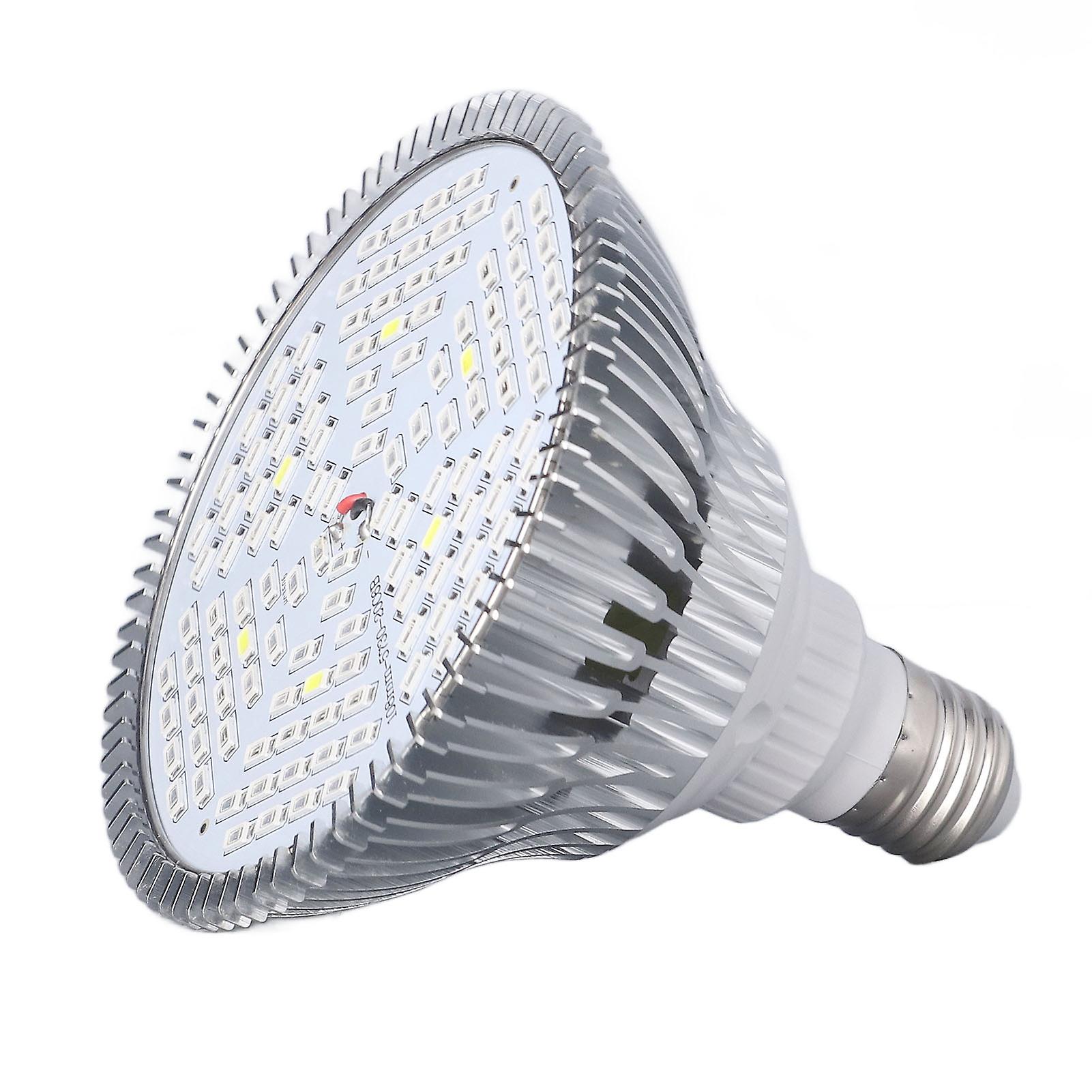 LED Grow Lamp Bulb E27 Low Power Consumption Full Spectrum Low Heat Generation LED Plant Growth Lamp Bulb 85‑265V 80W， 120 Beads