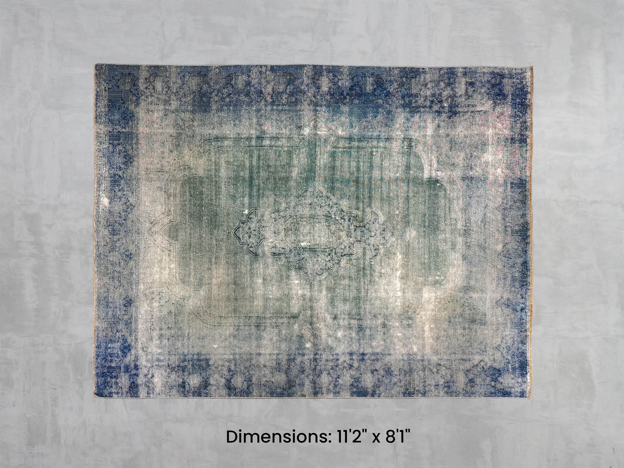 Namaste Rug -  Blue/Green 11'2 x 8'1