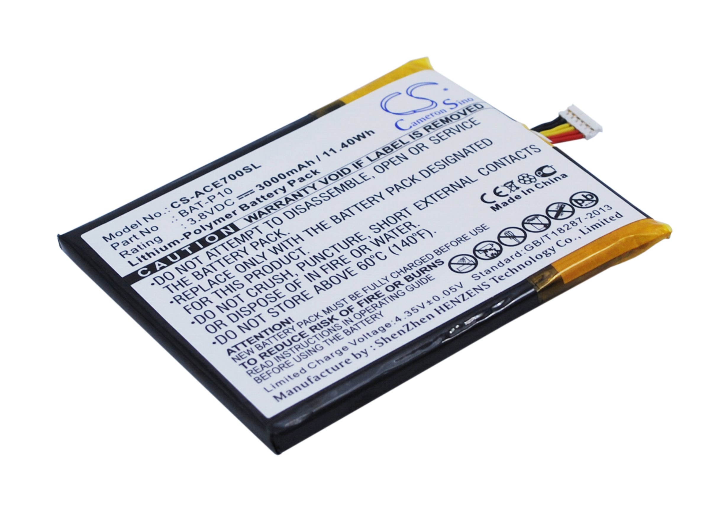 Acer E39 Liquid E700 Liquid E700 Triple Replacement Battery BatteryClerkcom Mobile Phone