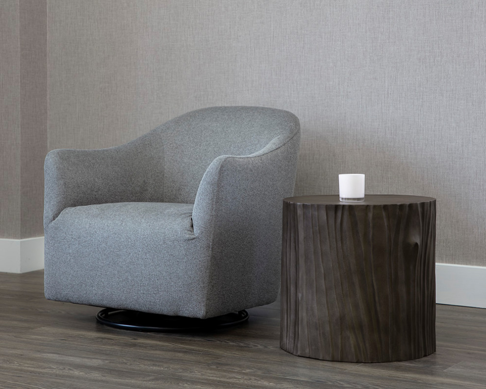Shea End Table  Grey   Industrial   Side Tables And End Tables   by Sunpan Modern Home  Houzz