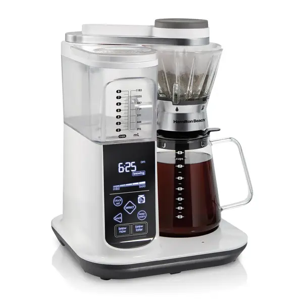 Hamilton Beach Convenient Craft Automatic or Manual Pour-Over Coffee Brewer