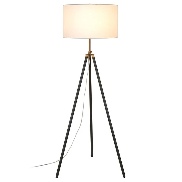 Kahn Two-Tone Tripod Floor Lamp